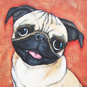 Passionate painter specializing in animal portraits, pug enthusiast!