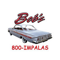 Impala Bob's is the world's leading supplier of restoration, styling and upgrade parts for 1958-76 Impalas and other full-size Chevys. 1-800-IMPALAS