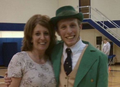 The 2012-2013 University of Notre Dame Blue Leprechaun. LETS GO IRISH!!!
