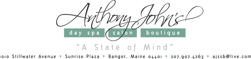 ajdayspabangor's profile picture. Anthony John's Day Spa Salon and Boutique  1014 Stillwater Ave Bangor Maine 2079074263