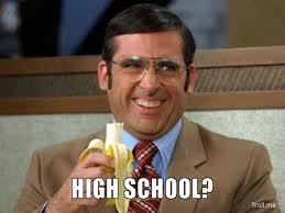 Shit you will Never hear a senior, let alone anyone in high school say