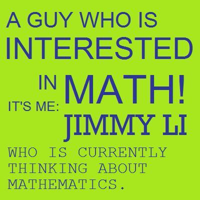 I love Mathematics!