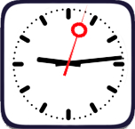 DeTijdNu's profile picture. Aan het begin van elk uur een tweet met de actuele tijdmelding, simpel maar handig.