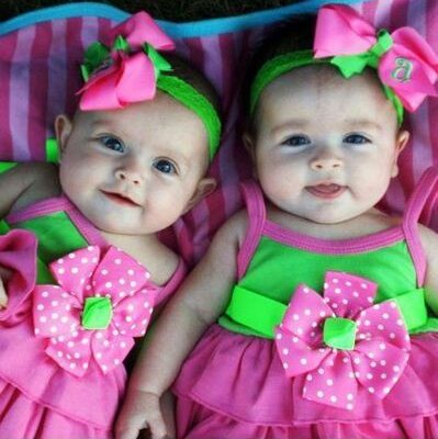 beautiful twin babies