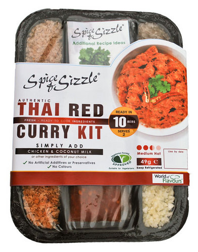 SpiceSizzle's profile picture. Fresh Curry Kits - Brand new concept - Fantastic flavour & aroma. Ready in under 10 mins. All our kits are made by hand using the finest fresh products.