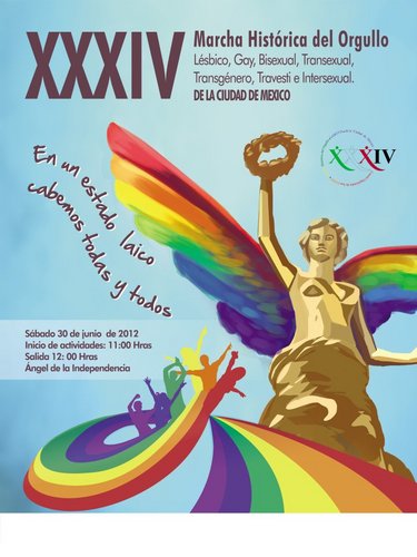 Twitter Oficial de la XXXIV Marcha Histórica del Orgullo LGBTTTI De la Ciudad de México.

Junio 30. Paseo de la Reforma