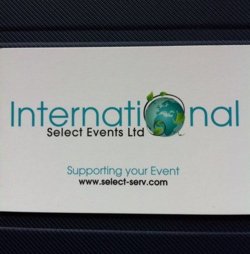 IntSelectEvents's profile picture. Providing support to your event through Safety Officers, Floor Managers, Food Safety Officers, Stand Auditing, Advice, Consultancy and much more!!