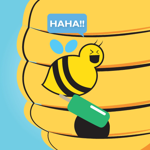 Funny jokes and other silly nonsense - it's the bee's knees!