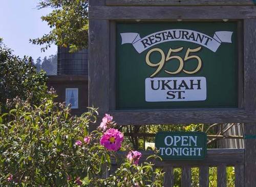 955Ukiah's profile picture. 955 Ukiah Street Restaurant owner/chef 1987is a fine gourmet restaurant dining experience in Mendocino village on the north coast of California wine country.