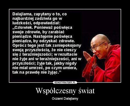 Zapytany o sekret sukcesu, Woody Allen odparł: Kręć się w pobliżu.
Cytat z książki Paula Ardena Cokolwiek myślisz pomyśl odwrotnie:)
miłej lektury:)