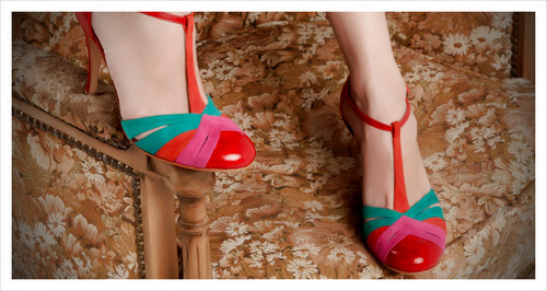 Vintage inspired, hand-made leather Tango shoes from GretaFlora Argentina now available exclusively in Australia for Shoes To Tango.