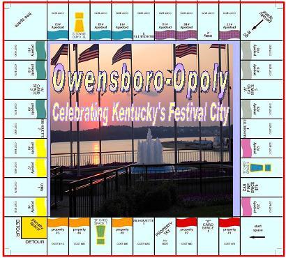 A new board game celebrating OWENSBORO, Kentucky's Festival City!