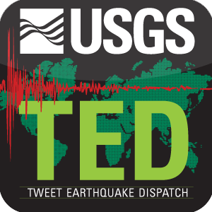 Official U.S. Geological Survey notifications.  This “bot” account distributes notifications for earthquakes worldwide with magnitudes of 5.5 and above.