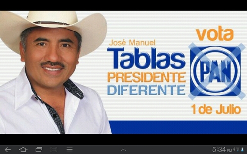 Candidato a la Presidencia Municipal de Ayala, Mor.