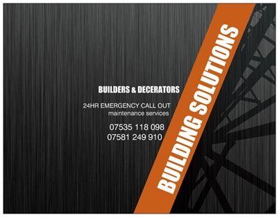 wolla80's profile picture. All home improvements, Building & Decorating with 24hr maintenance call out service......CALL US TODAY 07581249910