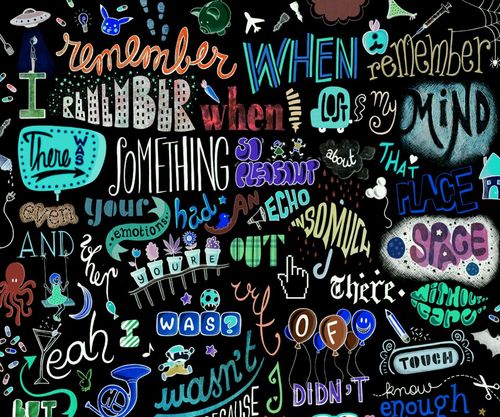 All of my tweets are random things I think, see, say, or hear