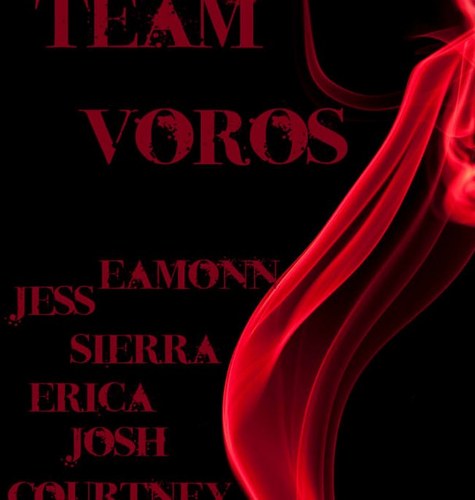 We are Team Voros, a gaming commentary group. Our members are: Eamonn, Jess, Sierra, Erica, Josh, and Courtney.