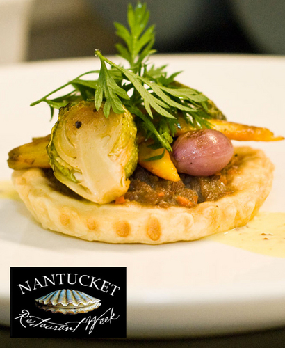 Nantucket Restaurant Week is an event one week each Spring and Fall participating Nantucket restaurants offer three course dinners from $35 to $45.