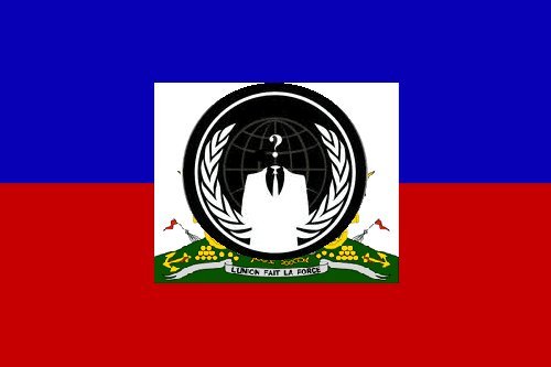 We are anonymous Haiti,
Here, we are to support you.