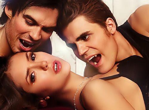 Amo muito a série Diários de um vampiro! Eles são d+!!! Amo vcs Ian Somerhalder, Nina Dobrev e Paul Wesley!