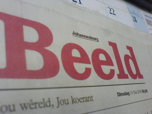 Beeld is 'n Media24-maatskappy en verskyn ses dae van die week.