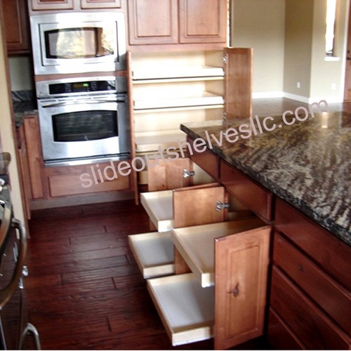 pulloutshelves's profile picture. Manufacturer/Distributor of pull out shelves custom made to fit any existing kitchen and pantry cabinet. Shipped Nationwide