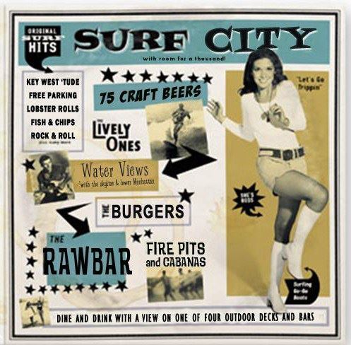 SurfCityBar's profile picture. Surf inspired venue, outdoors on the water. Incredible views of NYC & the Lower bay. 75 taps of Craft beer! Exotic cocktails! Lobster rolls! Fire Pits! Cabanas!