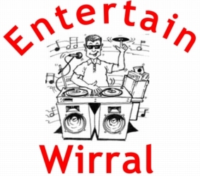 Wirral's one stop entertainment shop! DJ's/Discos & live entertainment; band/duo/singers, classical musicians, close up magic & drag artiste. Wedding packages.
