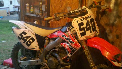 I race motocross its my sport. I love anything that has to do with motorcycles, bmx bikes, or mountain biking