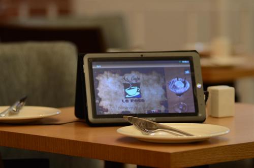 A Multi- cuisine cafe with an open kitchen concept.