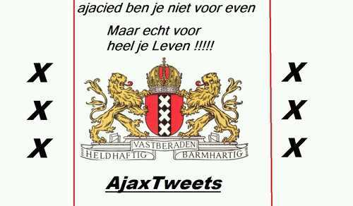 Ajax1Tweets's profile picture. Zo snel mogelijk het beste nieuws !! -- Wij beantwoorden al jullie vragen -- Bij elke 250 volgers een actie -- Wij zijn Ajax Wij zijn de Beste !!!!