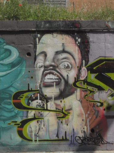 Techno, good food, and street art! nuff said!