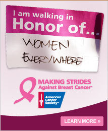 A world with less breast cancer is a world with more birthdays. That world gets closer and closer at every MSABC walk...