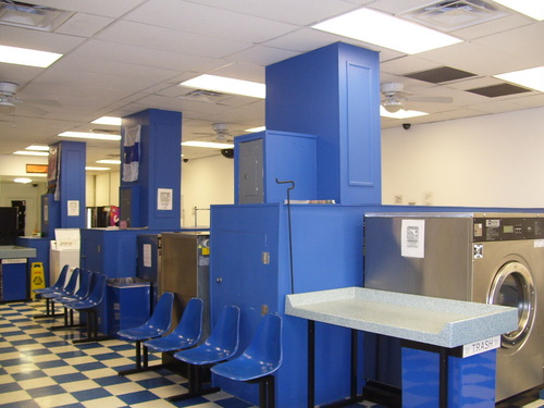 At Commonwealth Coin laundry we have all modern state of the art MAYTAG equipment. We can be reached at 859-293-1415.