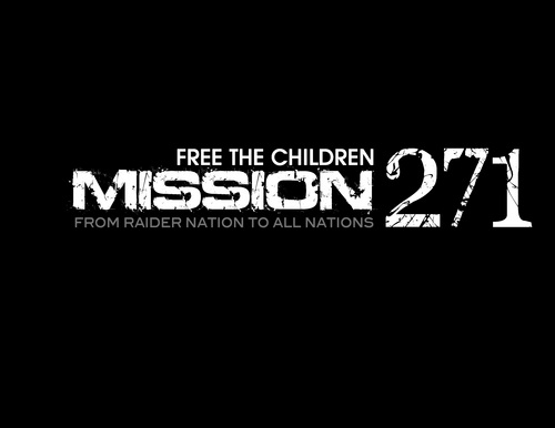 Mission271 is a group working with the foundation Free The Children to help fundraise and build schools in Kenya