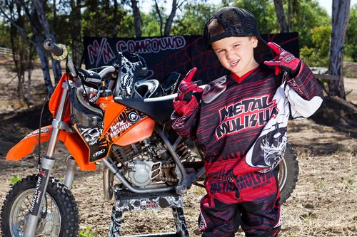 My dad is Brian Deegan, I race BMX, I can ride Moto, and ready to take over the world!