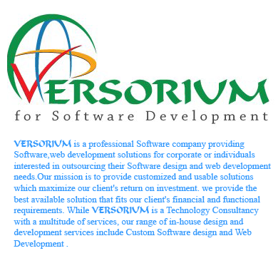 versoriumbd's profile picture. Custom Software Development, E-commerce Solutions Development, E-learning Solutions Development, Web development, Design, Consulting,