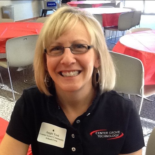 AngieTeed's profile picture. Technology Project Coordinator at Center Grove Schools, K-2 iPads