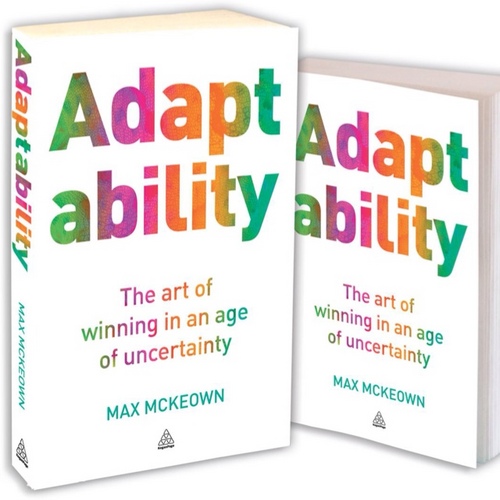 Adaptability is the key human trait. Various (sporadic) tweets about the book by @maxmckeown