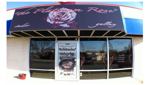 the Platinum Rose The leading tattoo studio and art gallery in the midwest! Comfortable atmosphere, great staff and award winning artist Josh Fields!