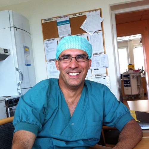 I'm an eye surgeon in Sweden. In my daily work I meet a lot of challenging cases. My work fill a huge part of my life.