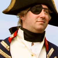 Britain's greatest naval leader. The people's admiral. Hero of the Battle of the Nile, the Battle of Copenhagen, and - oh, I think I'm going to be sick.