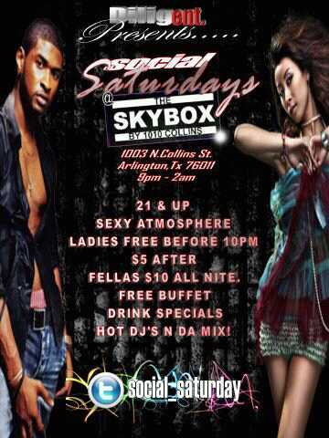 social_saturday's profile picture. Saturday Night grown & sexy event at the Skybox Bar by 1010collins