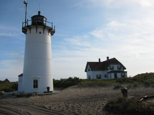 Race Point lighthouse is an intact light station located within the Cape Cod National Seashore in Provincetown. The keeper's house welcomes guests.