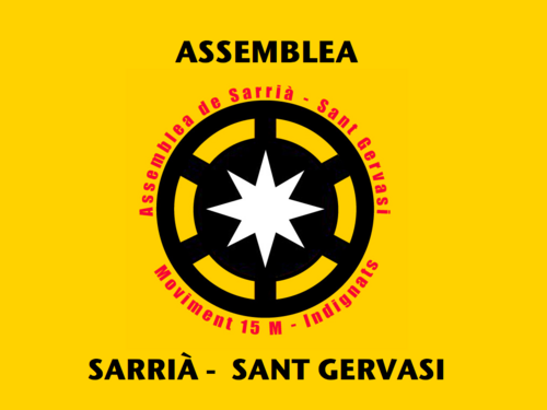 Assemblea del 15M del districte de Sarrià - St. Gervasi.