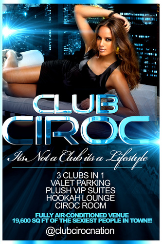 ClubCirocNation's profile picture. 6804 Atlanta Highway Montgomery, AL 
It’s Not A Club... It’s A Lifestyle