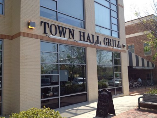 DaveSadeghi's profile picture. Town Hall Grill chapel Hill , neighborhood restaurant, Tar Heel hang out ,26 craft draft beer ,certified Angus Burgers,Wings,Tacos , food , firend , sports ,