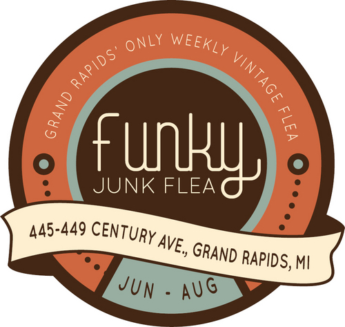 FunkyJunkFlea's profile picture. Shop Grand Rapids' only weekly vintage flea. Thursdays 2pm-8pm, through September 27th. Booths are only $20. Email info@funkyjunkflea.com for reservations.