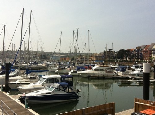 Weymouth Marina is one of the most sheltered pieces of water on Earth and is right in the centre of this delightful town.