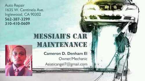 Messiah's Car Maintenance & Repairs is geared to provide quality auto services without the expensive cost!